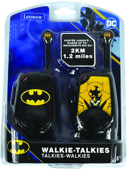 Talkie-walkies batman portée 2km fonction morse - Kiabi