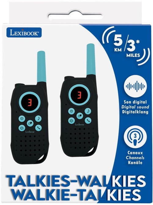 Talkie-walkies digitaux portée 5km - Kiabi