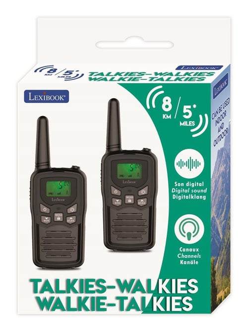 Talkie-Walkies Digitaux portée 8km et 8 canaux - Kiabi Talkie-Walkies Digitaux portée 8km et 8 canaux - Kiabi