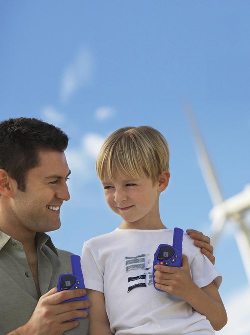 Talkie-Walkies Digitaux rechargeables 5km avec socle de recharge - Kiabi