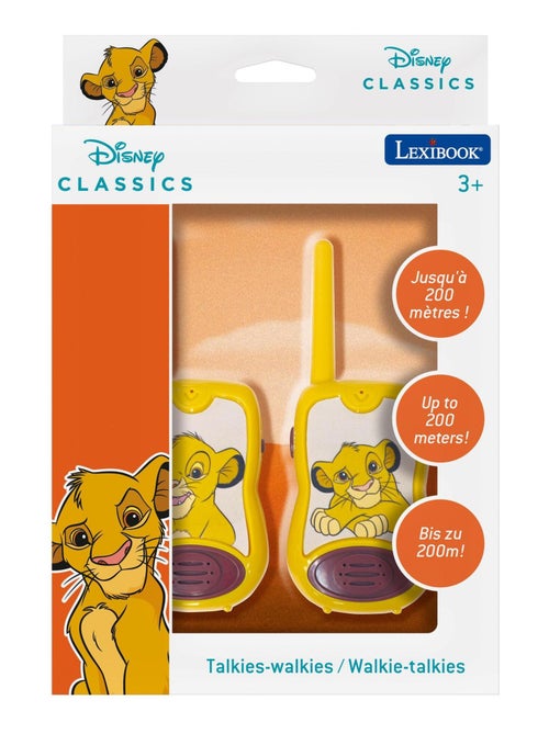 Talkie-Walkies Le Roi Lion port?e 200m - Kiabi Talkie-Walkies Le Roi Lion port?e 200m - Kiabi