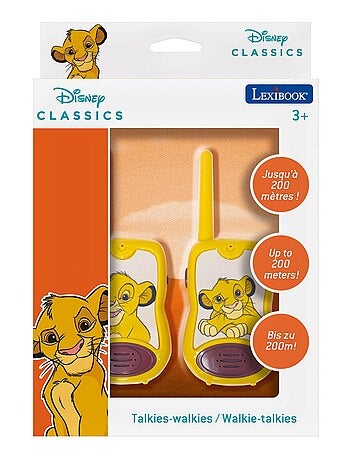 Talkie-Walkies Le Roi Lion portée 200m