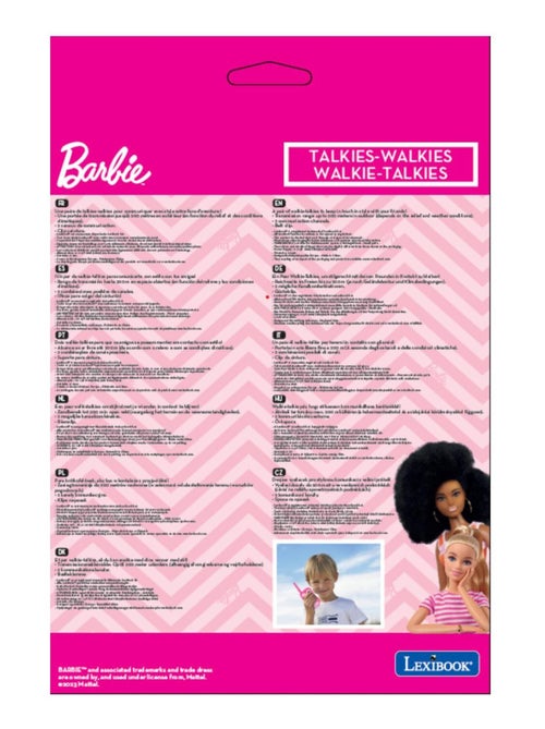 Talkies-Walkies Barbie port?e 200m - Kiabi Talkies-Walkies Barbie port?e 200m - Kiabi