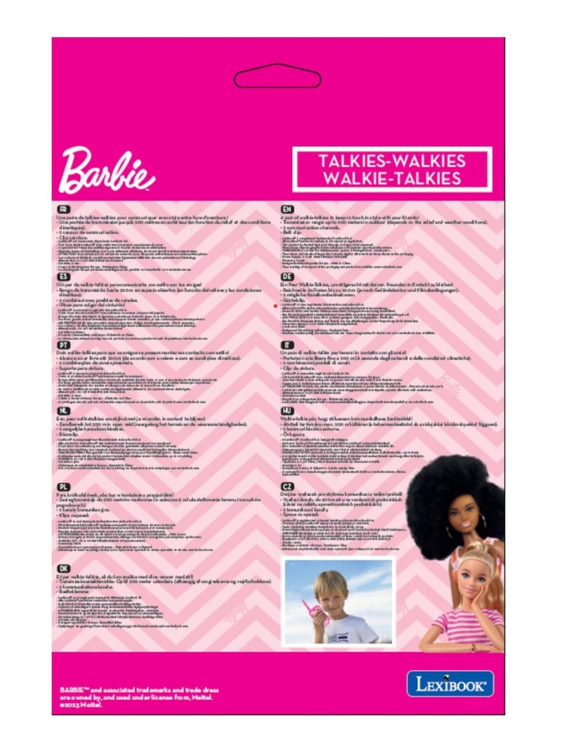 Talkies-Walkies Barbie portée 200m N/A - Kiabi