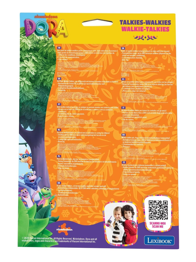 Talkies-Walkies Dora l'exploratrice jusqu'à 200m N/A - Kiabi