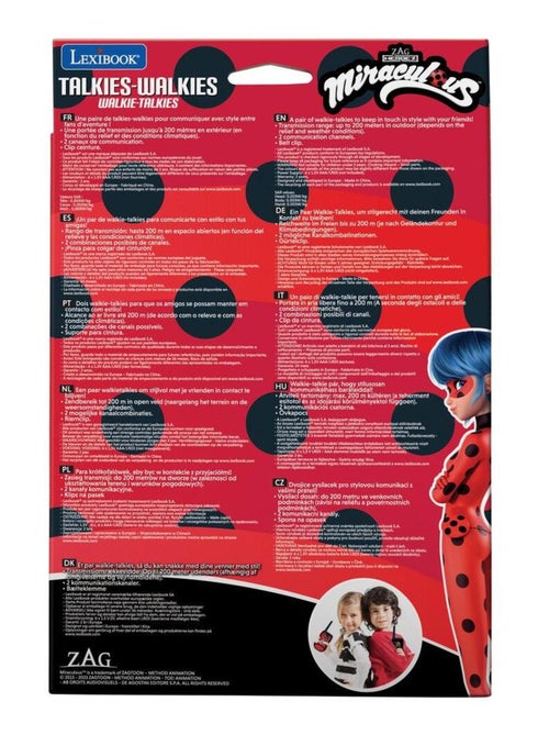 Talkies-Walkies Miraculous portée 200m - Kiabi