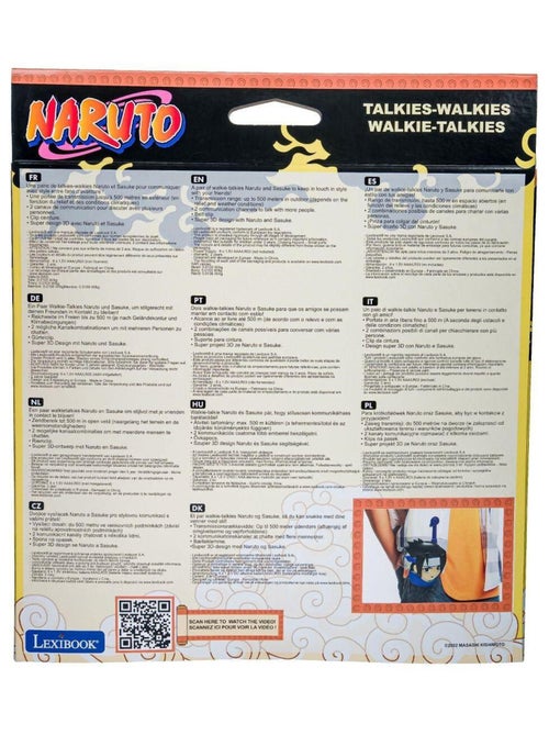 Talkies-walkies Naruto 3D - Kiabi