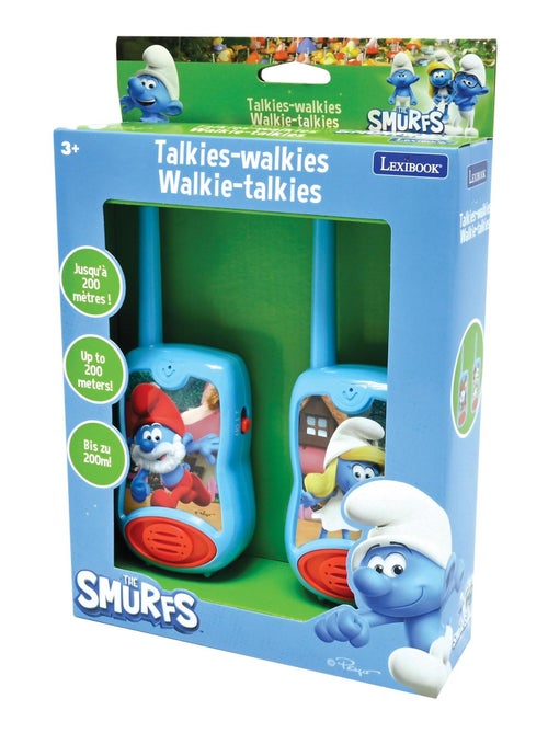 Talkies-Walkies Schtroumpfs port?e 200m - Kiabi