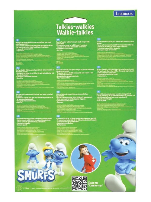 Talkies-Walkies Schtroumpfs port?e 200m - Kiabi