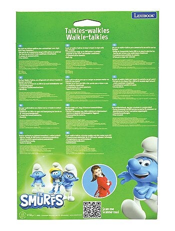 Talkies-Walkies Schtroumpfs portée 200m