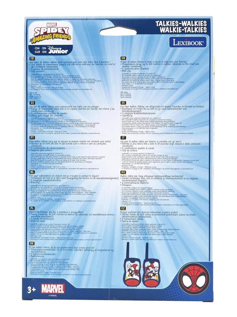 Talkies-Walkies Spidey portée 200m N/A - Kiabi