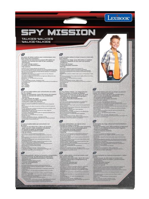 Talkies-Walkies Spy Mission port?e 200m - Kiabi