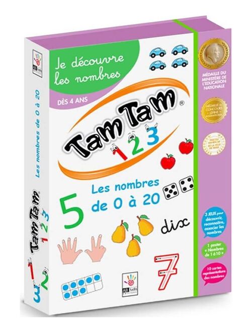 Tam Tam 1 2 3 : Je découvre les nombres - Kiabi