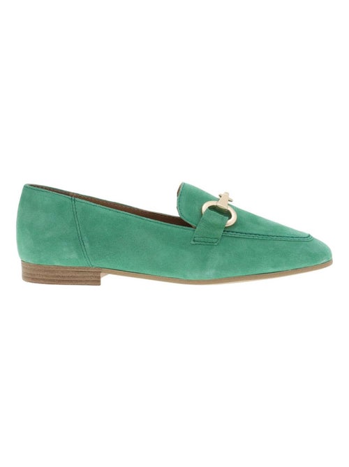 TAMARIS - Mocassins cuir talon plat - Kiabi