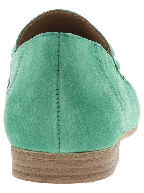 TAMARIS - Mocassins cuir talon plat - Kiabi