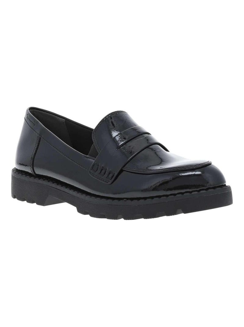 TAMARIS - Mocassins talon plat Noir - Kiabi