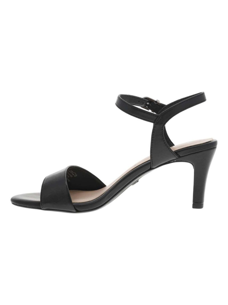 TAMARIS - Nu-pieds talon bloc Noir - Kiabi