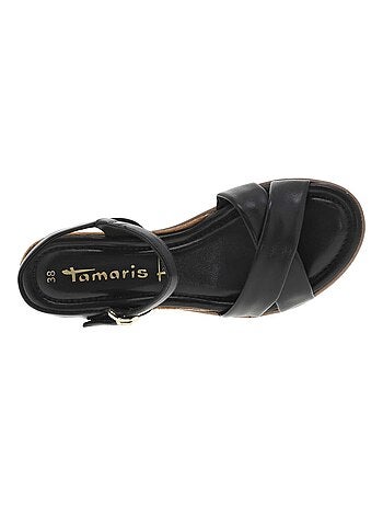 TAMARIS - Nu-pieds talon compensé bas