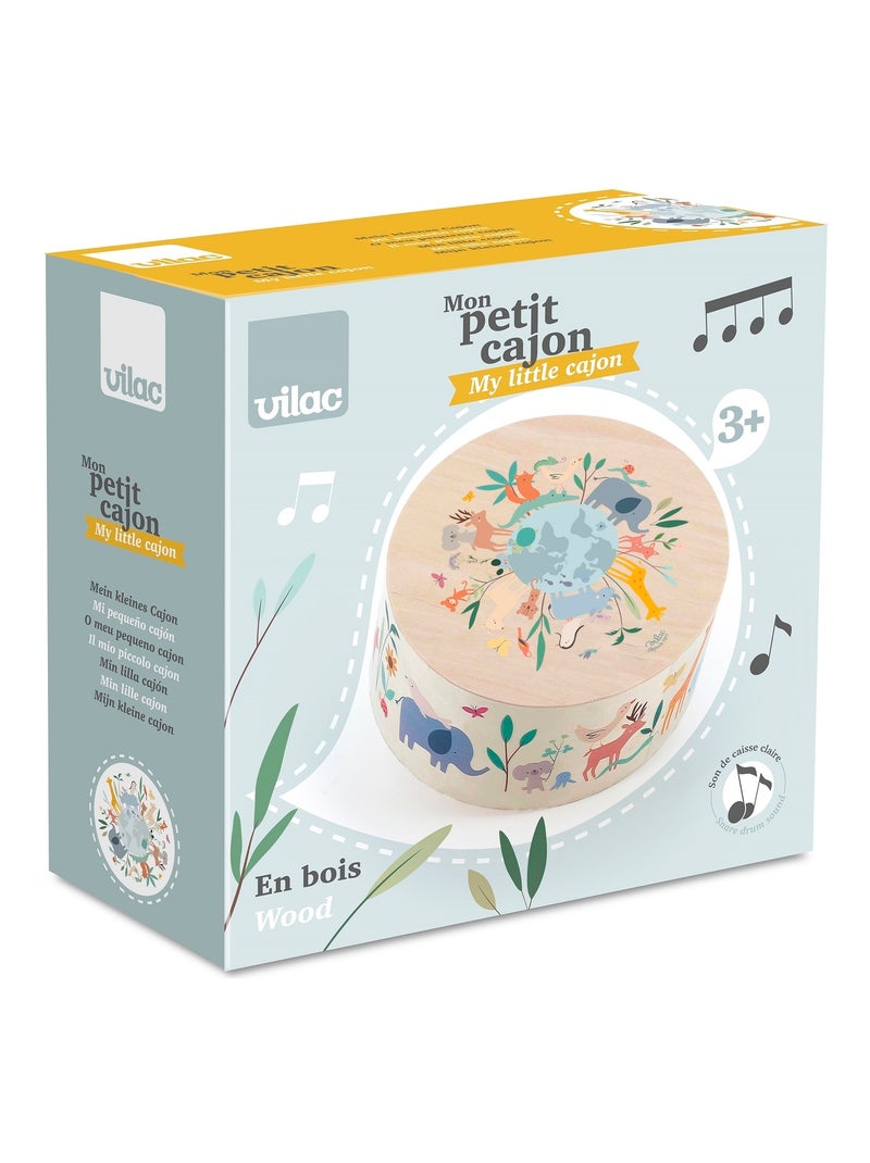 Tambour animaux du monde Sarah Betz Beige - Kiabi