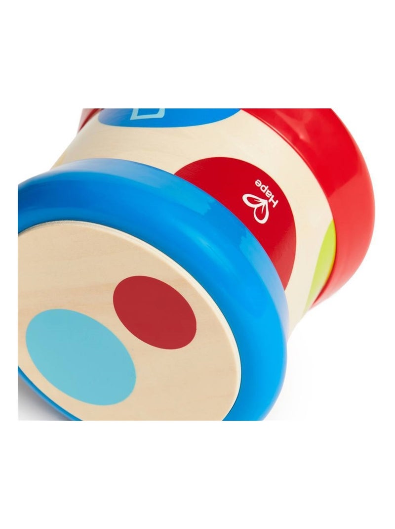 Tambour Bébé en Bois Qui Roule Multicolore - Kiabi