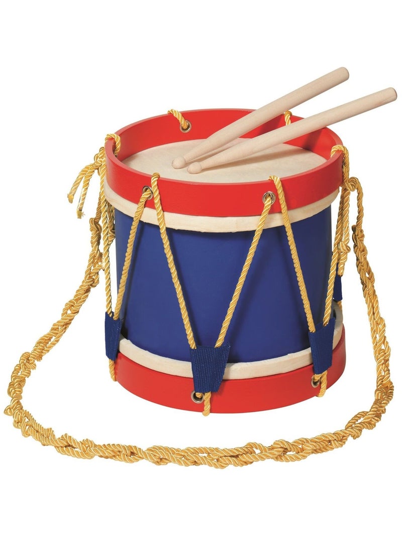 Tambour en bois Bleu - Kiabi