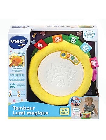 Tambour Lumi Magique - VTECH BABY - Jouet Musical - Bilingue - Sons et Lumières