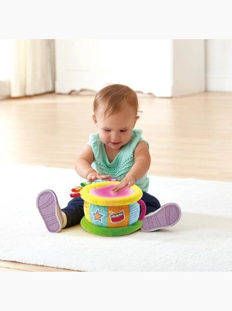 Tambour Lumi Magique - VTECH BABY - Jouet Musical - Bilingue - Sons et Lumières Jaune - Kiabi