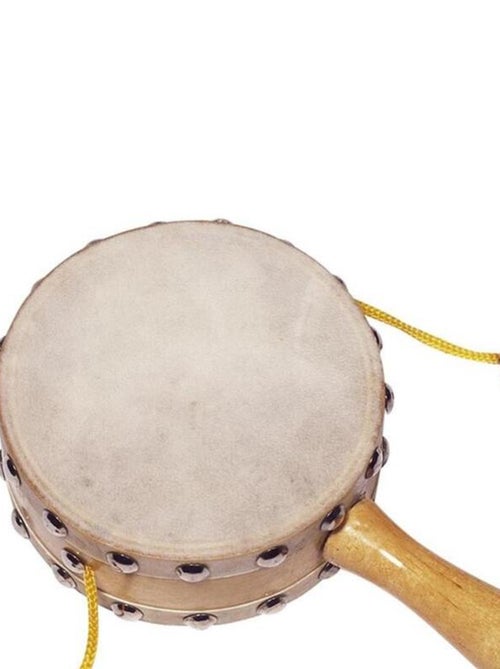 Tambourin en peau naturelle - Kiabi