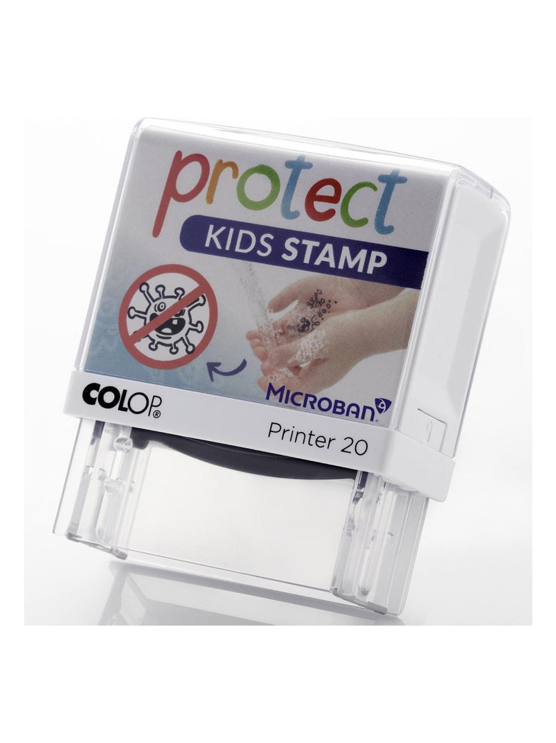 Tampon éducatif lavage des mains antivirus Protect Kids Multicolore - Kiabi