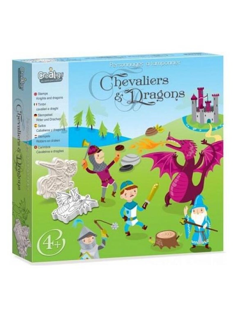 Tampons en mousse Chevaliers et Dragons pour enfants N/A - Kiabi