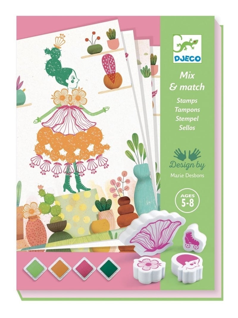 Tampons Mix and Match Flower girls N/A - Kiabi