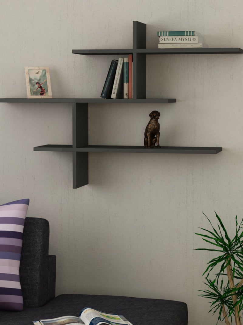 TANA Etagère murale design Gris - Kiabi