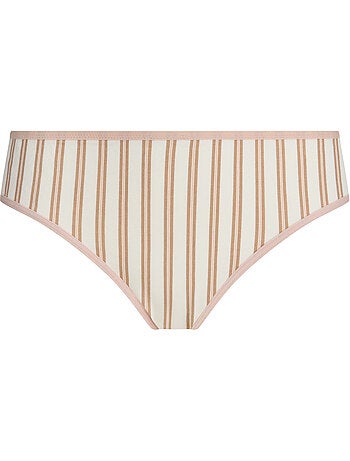 Tanga à rayures dim x inès de la fressange