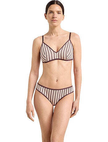 Tanga à rayures Dim x Inès de la Fressange