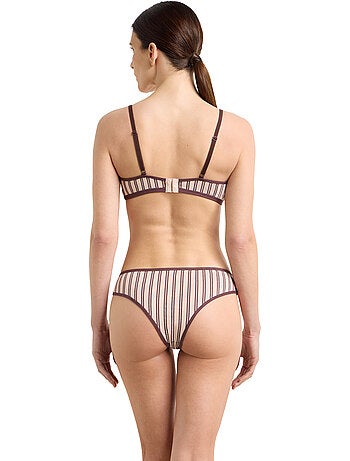 Tanga à rayures Dim x Inès de la Fressange