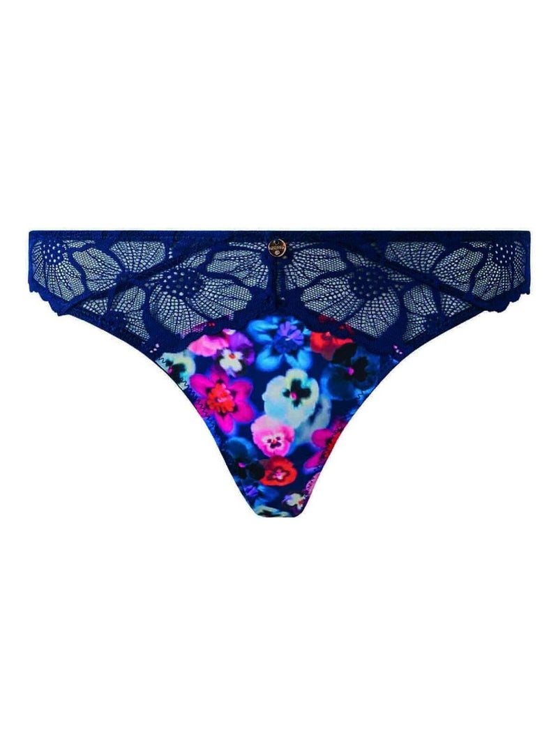 Tanga ALMA - Morgan Lingerie Bleu - Kiabi