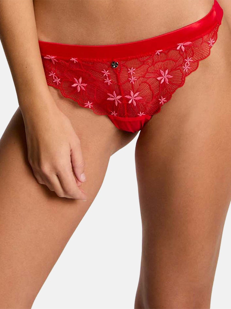 Tanga AMANDINE - Morgan Lingerie Rouge - Kiabi