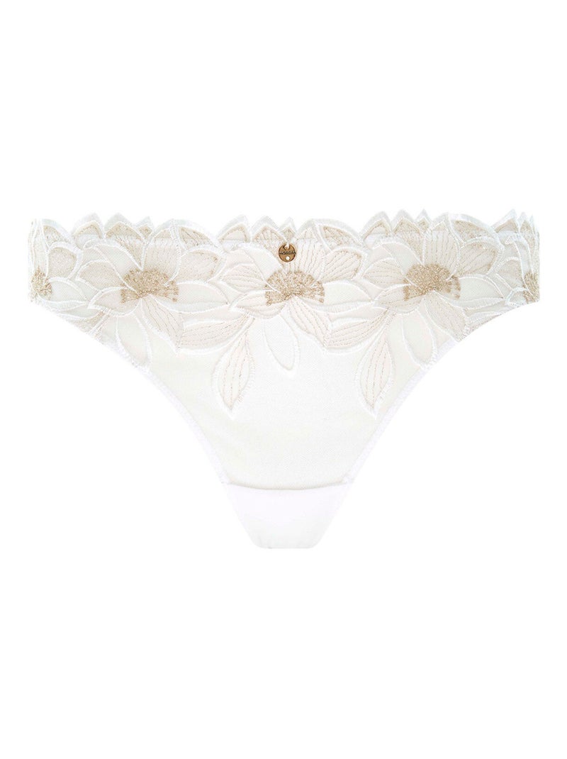 Tanga ANGELICA - Morgan Lingerie Blanc - Kiabi