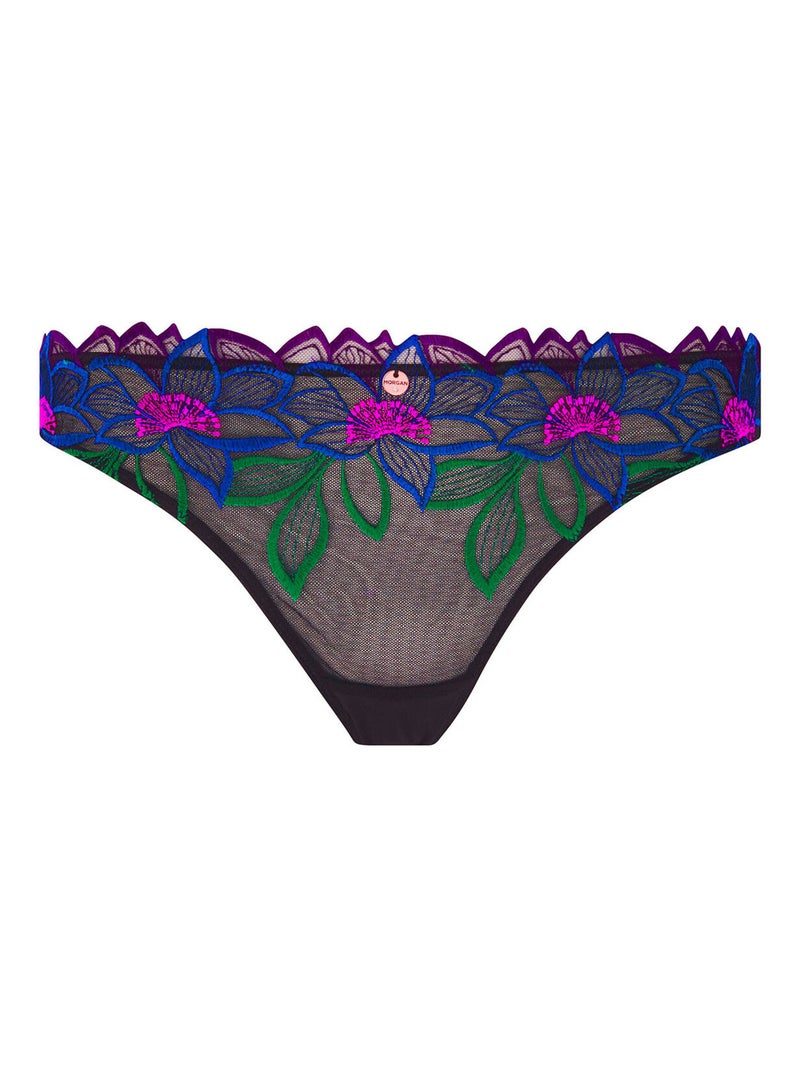 Tanga ANGELICA - Morgan Lingerie Noir - Kiabi