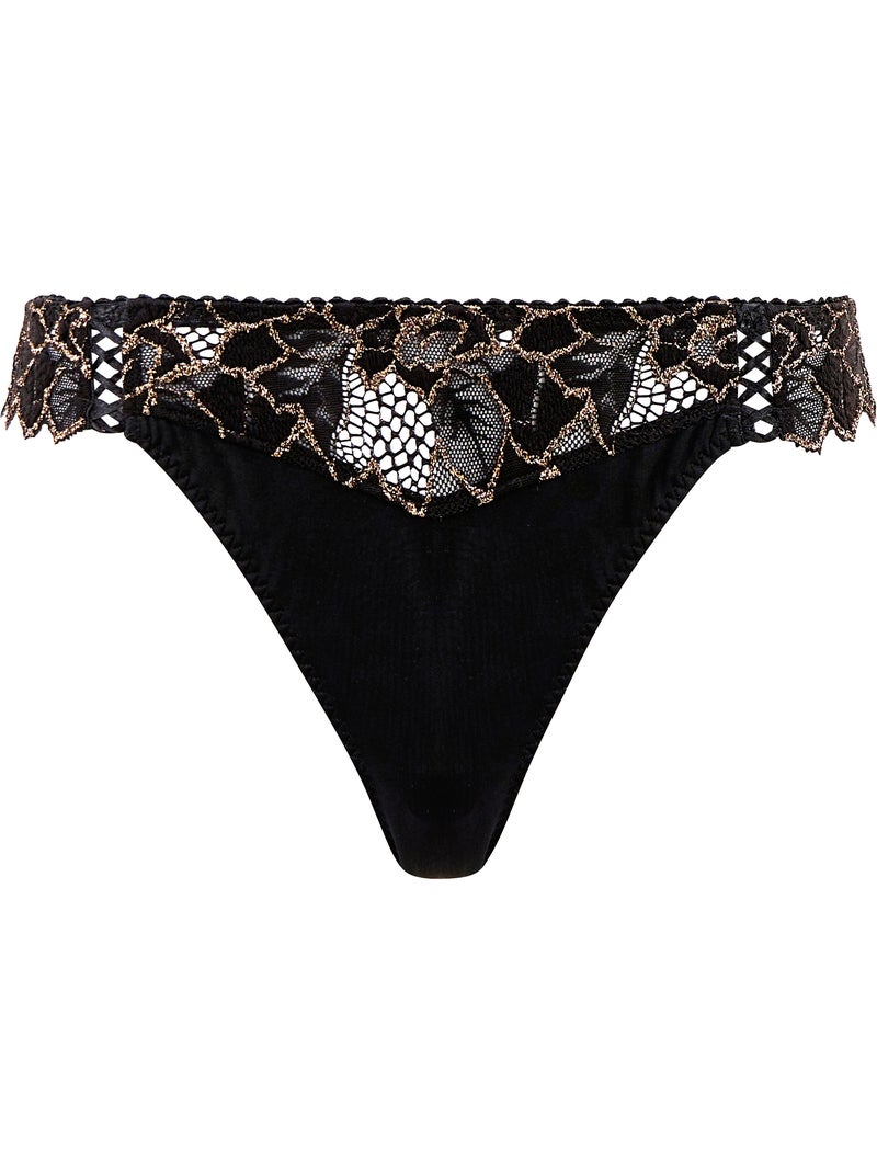 Tanga arum party sans complexe lingerie Noir - Kiabi
