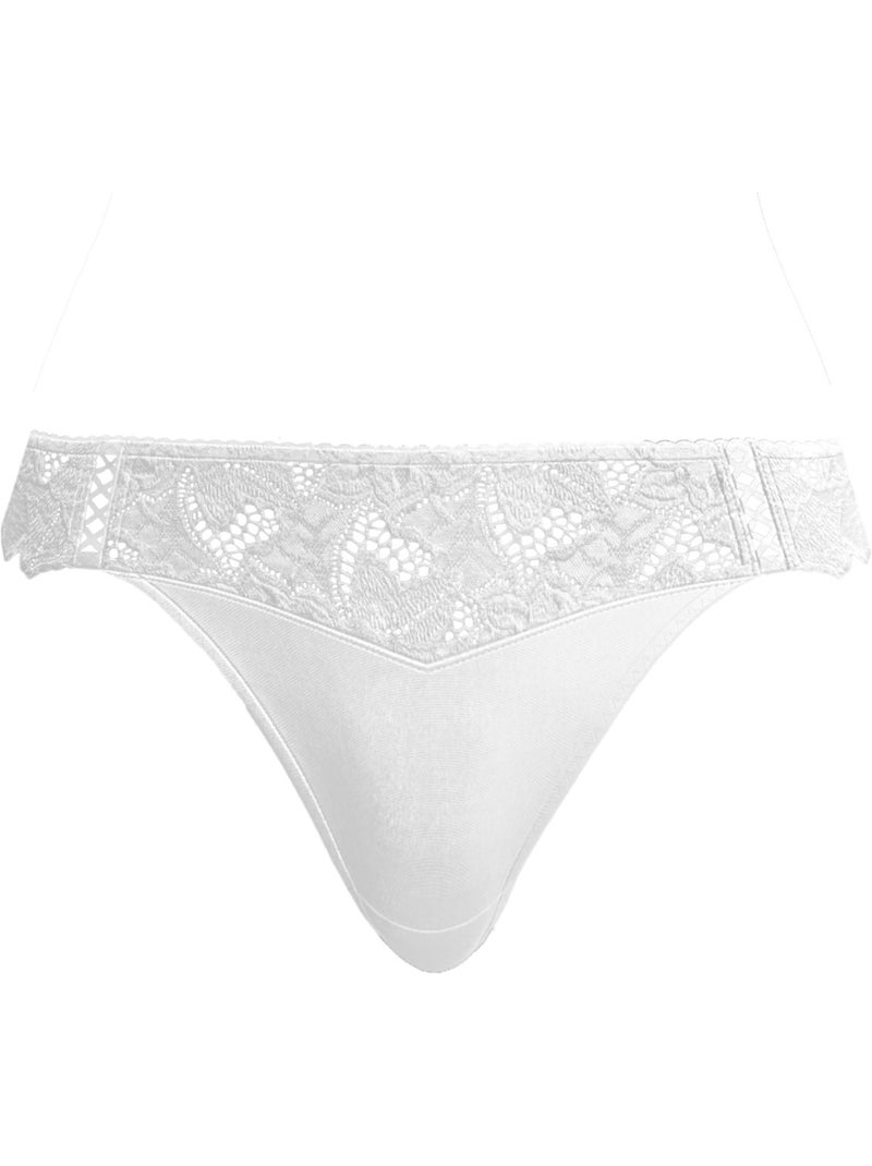 Tanga arum sans complexe lingerie Blanc - Kiabi