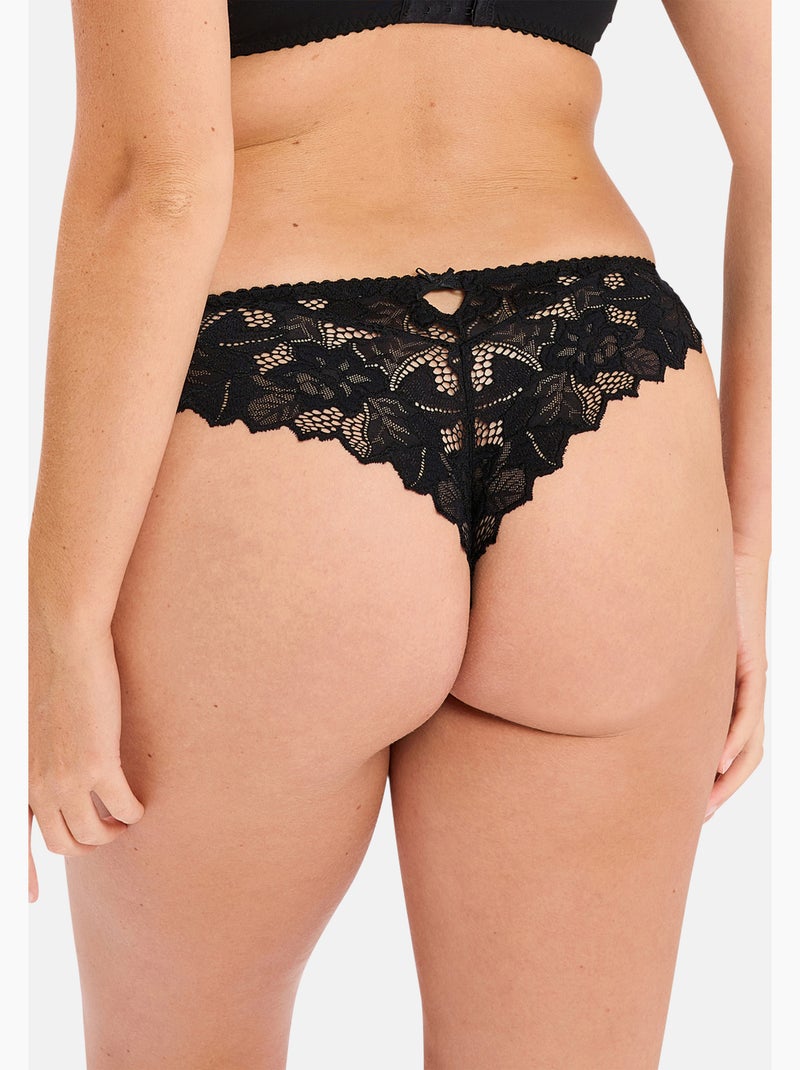 Tanga Arum Sans Complexe Noir - Kiabi