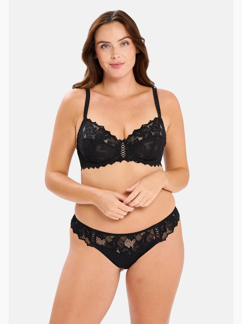 Tanga Arum Sans Complexe Noir - Kiabi