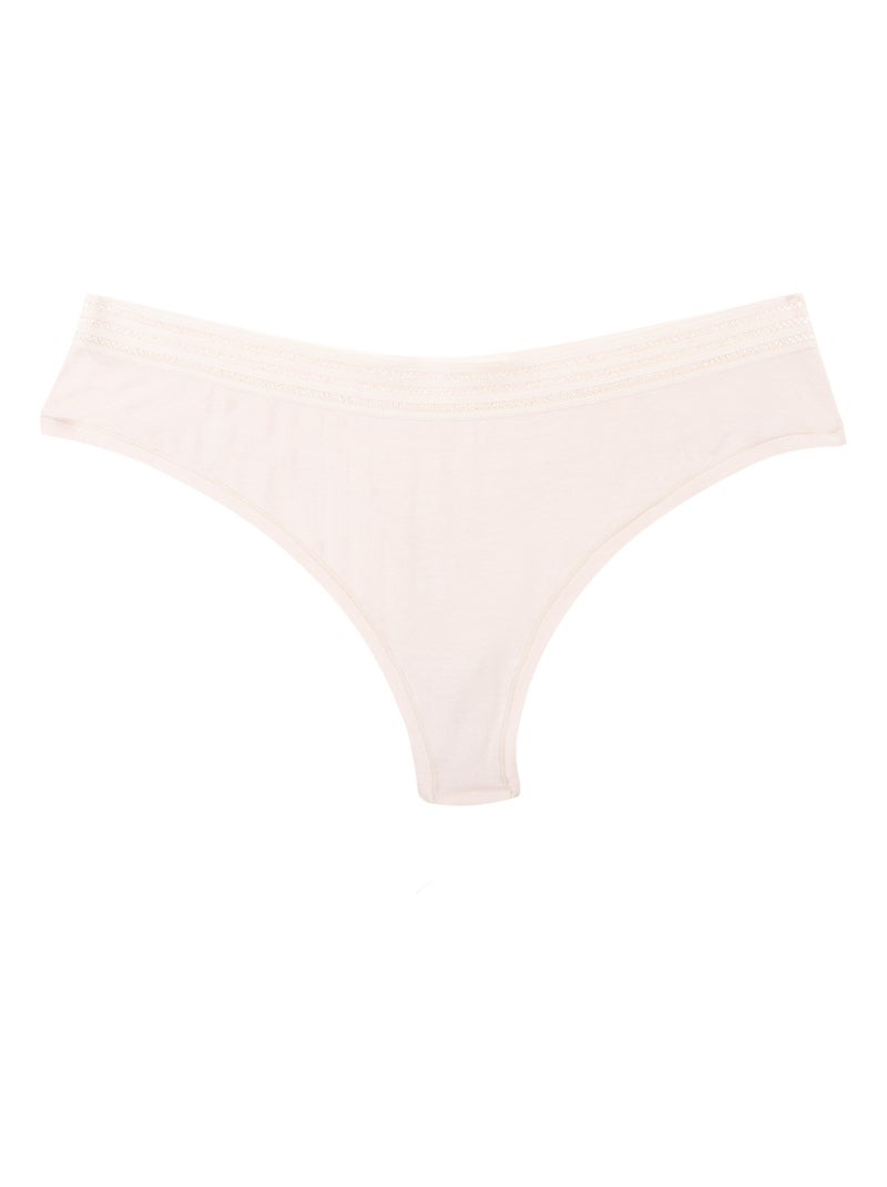 Tanga Blush femme Athena Jaune - Kiabi