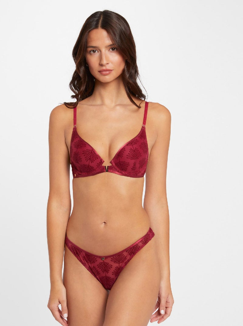 Tanga brésilien ALIXA - Morgan Lingerie Rouge - Kiabi