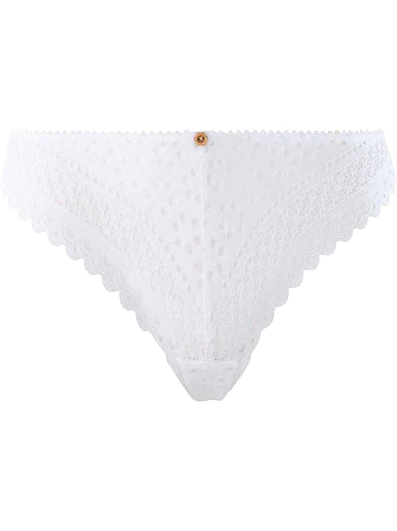 Tanga brésilien INSTINCT - Brigitte Bardot Lingerie Blanc - Kiabi