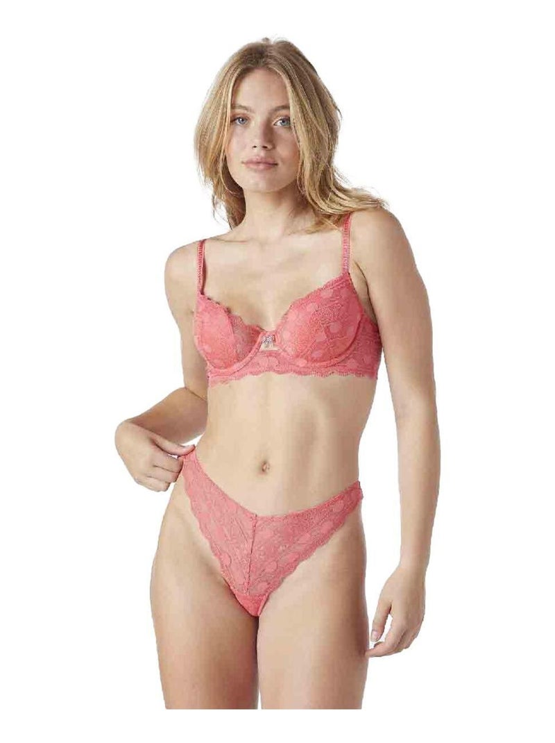 Tanga brésilien SYMBOLE - Brigitte Bardot Lingerie Orange - Kiabi