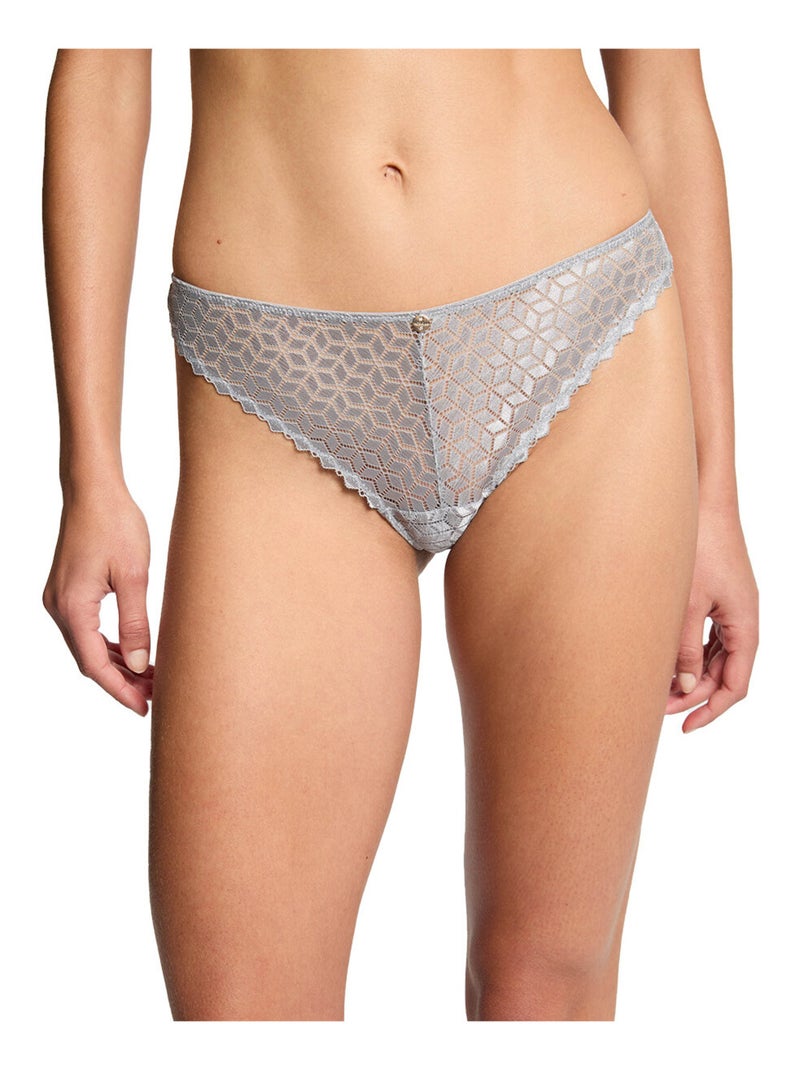 Tanga CAROLINA - Morgan Lingerie Gris - Kiabi