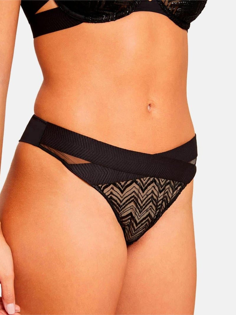 Tanga CHARLIE - Morgan Noir - Kiabi