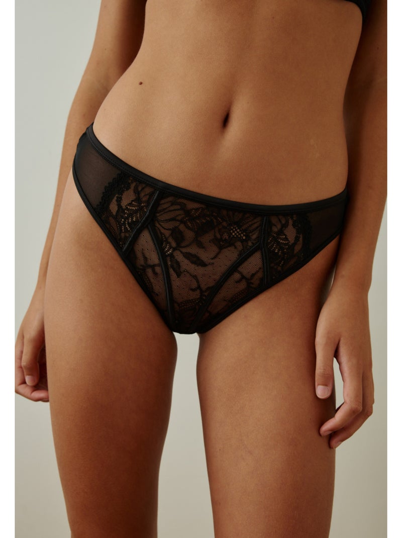 Tanga chiara Noir - Kiabi